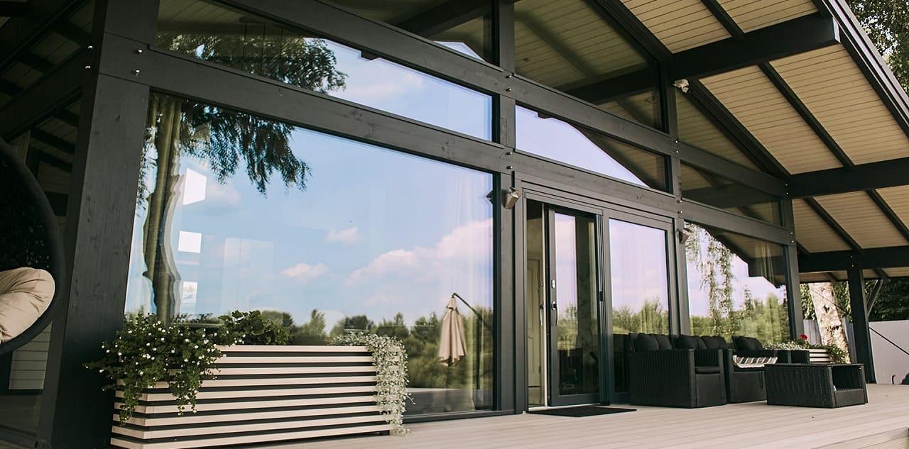 Панорамне скління для будинку