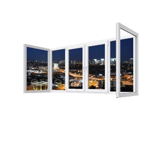 п-подібний балкон скління недорого