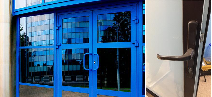 пофарбовані пластикові вікна