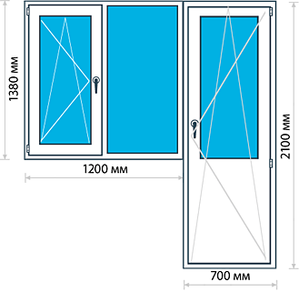 балконний блок київ з установкою